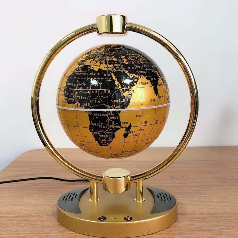 Cadeau de lampe de table de globe de haut-parleur Bluetooth à lévitation magnétique