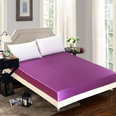 Summer ice silk silk silk bed  solid color bed cover bed package  bed cover special pillowcase