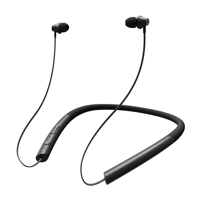 Wireless neck-worn headset