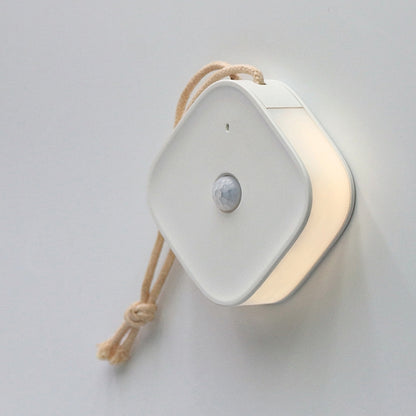 Lámpara de pared nocturna LED Sensor de movimiento Luz de inducción humana recargable por USB