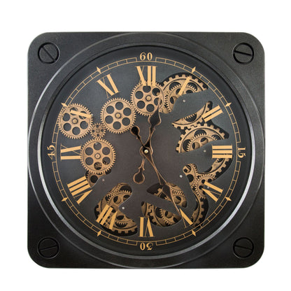 American Creative Art Vintage Plastic Gear Wall Clock