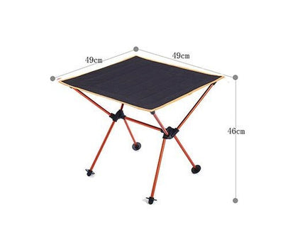 Oxford Cloth Aviation Aluminum Alloy Picnic Barbecue Table