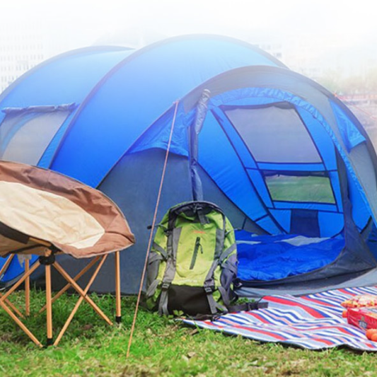 Tente automatique d'extérieur, ouverture et lancement rapides, fournitures d'extérieur pour 3 à 4 personnes, Camping