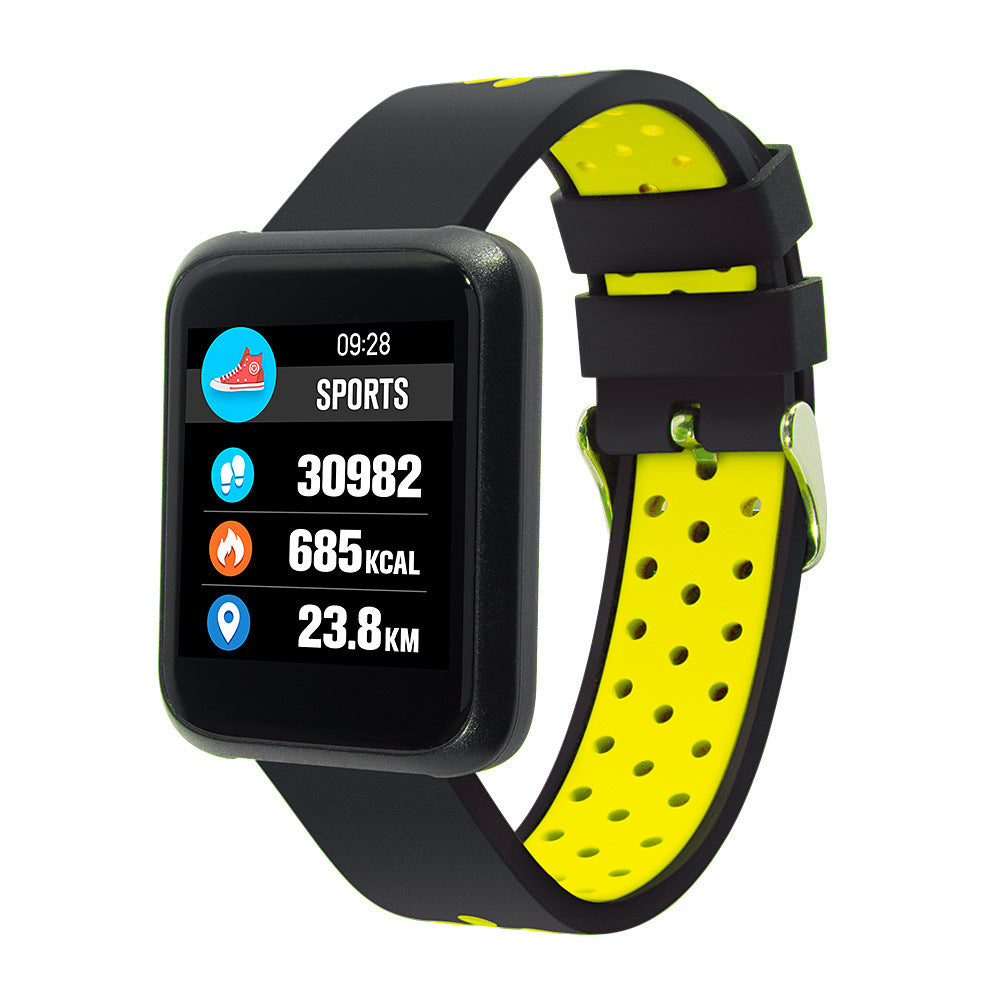 Compatible con Apple, COLMI Sport3 Reloj Inteligente Hombres Presión Arterial IP68 Impermeable Fitness Tracker Reloj Reloj Inteligente para Dispositivos Portátiles IOS Android