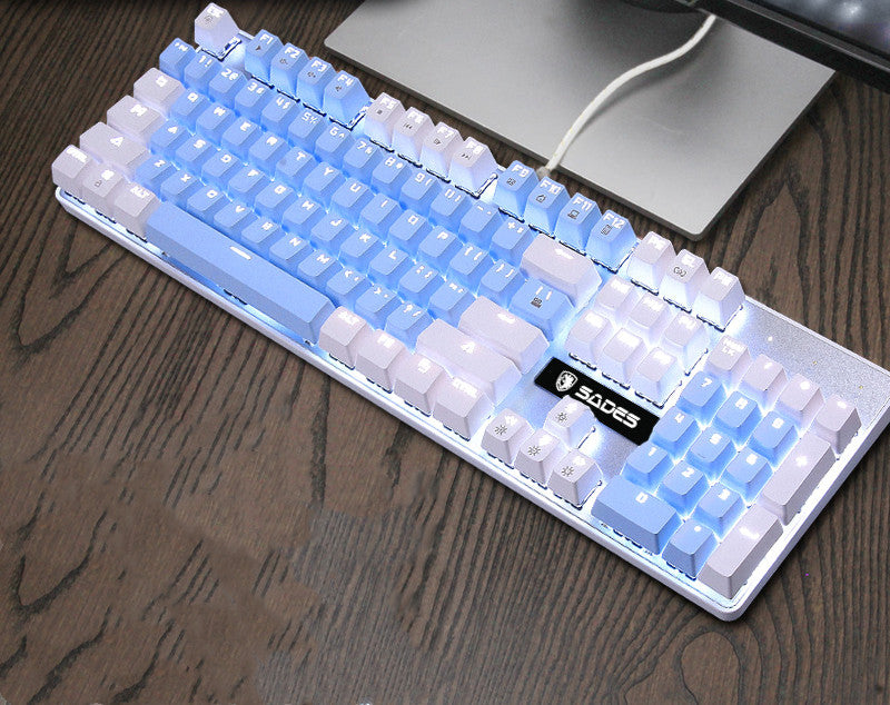 Conjunto de teclado y mouse mecánicos.