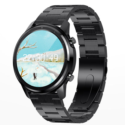 Full circle full touch high-definition IPS color screen multi-function heart rate smart watch