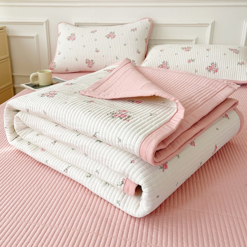 Quilted Bed Cover Three-piece Class A Maternal And Child Bed Sheet