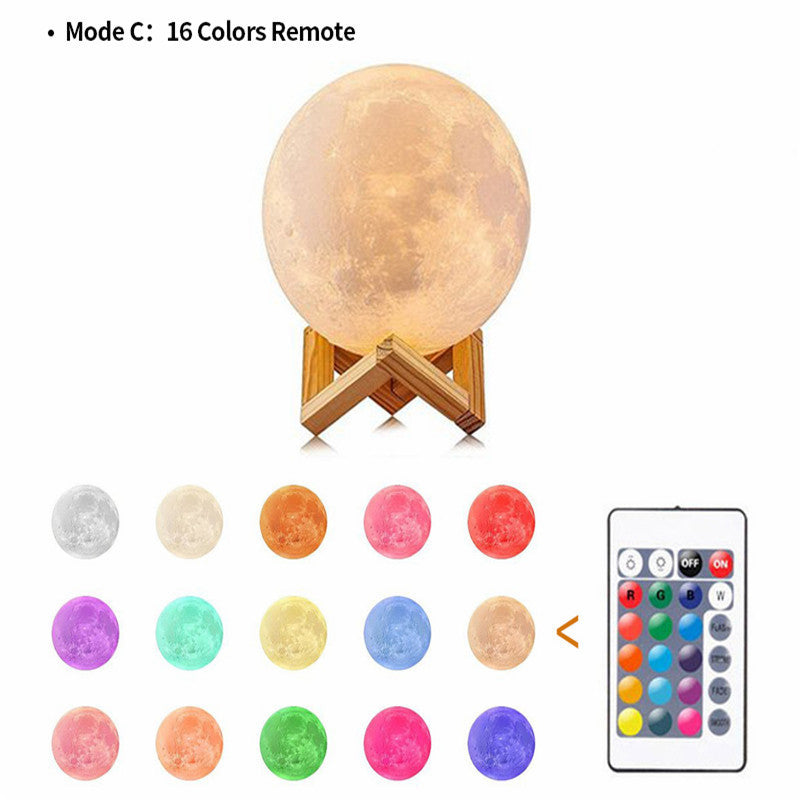 Fantasy Romantic Valentine's Day Gift 3d Moon Lamp