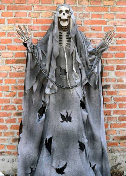 Halloween Escape Room Decoration Haunted House Bar Decoration Scary Skeleton Hanging