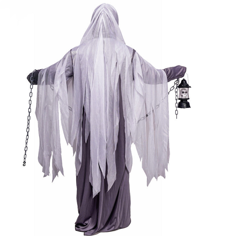 Costume de fête d'Halloween Cosplay Lanterne Fantôme Robe d'Horreur