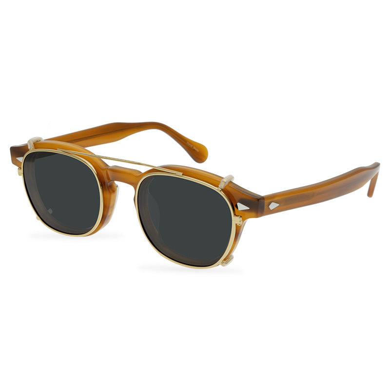 Classic American Vintage Clip Sunglasses