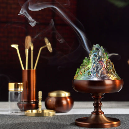 Pure Copper Professional Incense Utensils Lucite Bosan Set