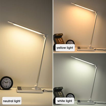 Lampe de table pliante à capteur de balayage manuel intelligent LED