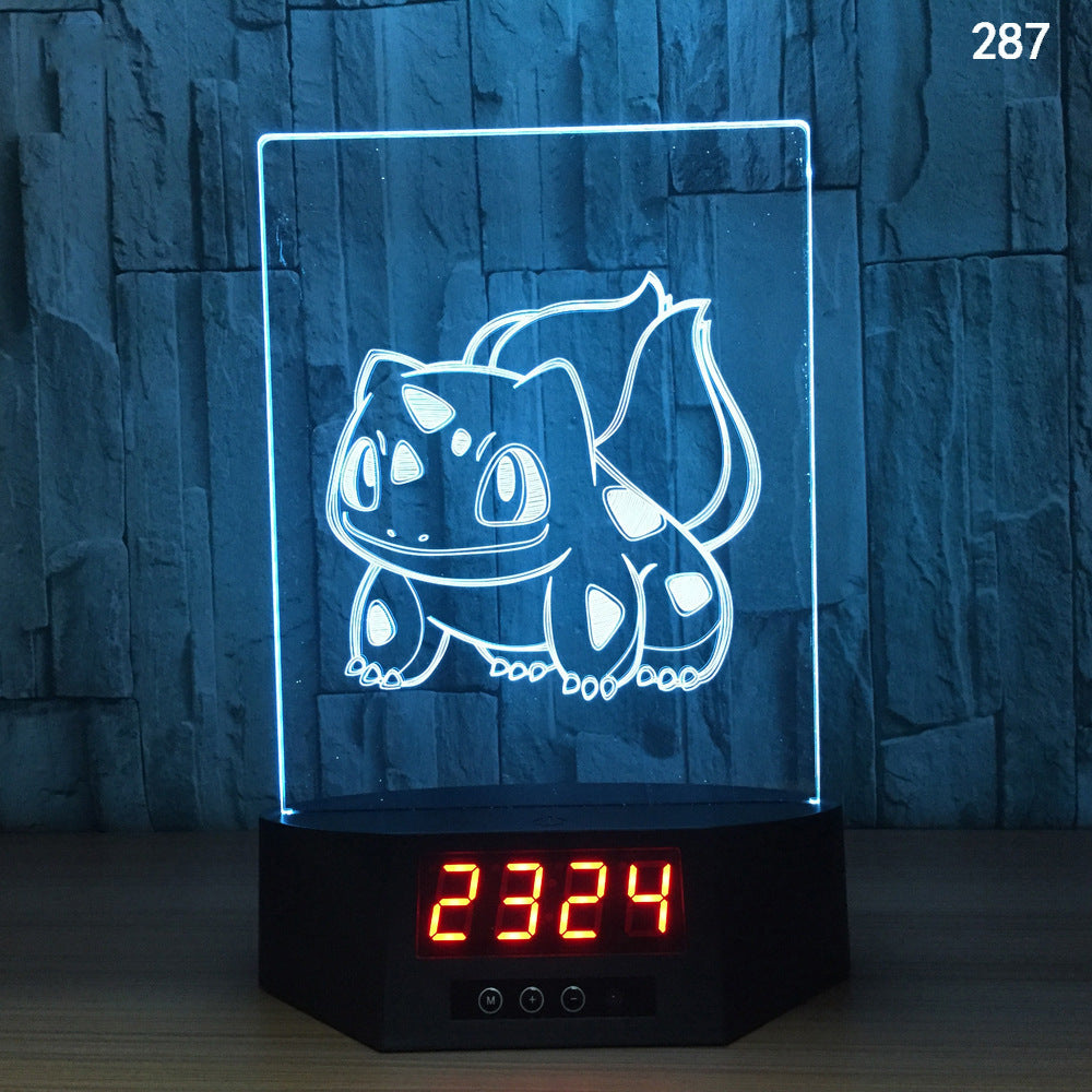 Explosion electronic products glowing dolphin 3d night light creative gift led wireless charging table lamp