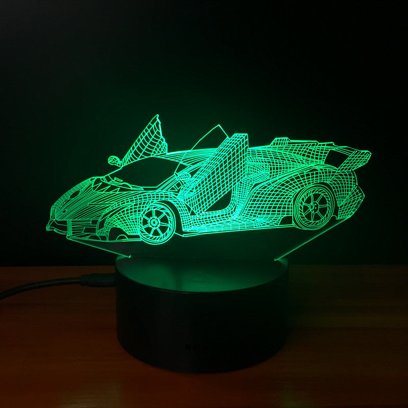 Luz nocturna 3D Lamborghini