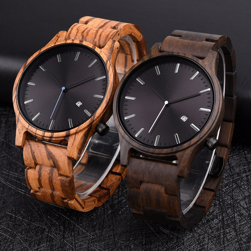 Montre calendrier en bois DODO DEER