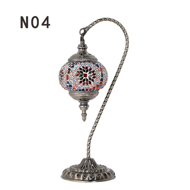 Nordic decorative table lamp Turkish mosaic night light