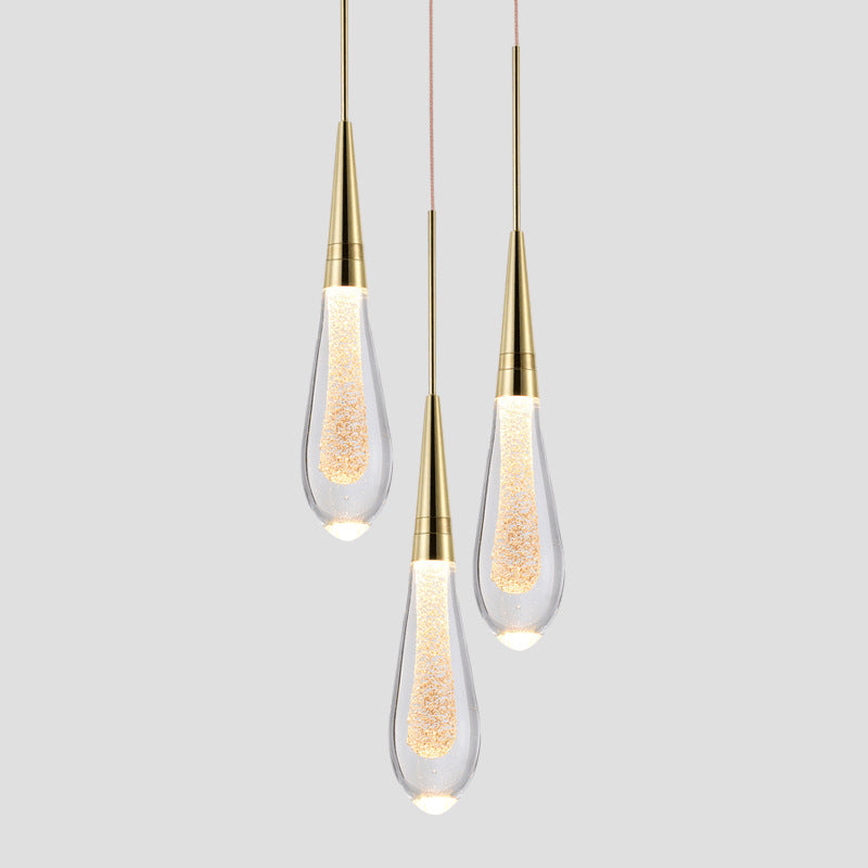 Lustre en cristal postmoderne