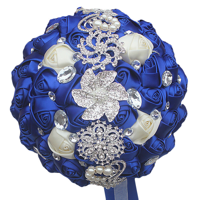 Bridal Finished Satin Bouquet Wedding Ribbon Handheld