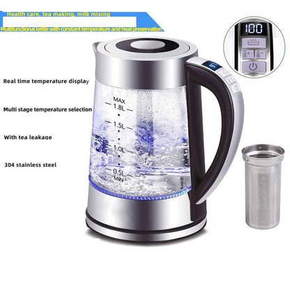 Intelligent Constant Temperature Glass Electric Kettle For Household Use