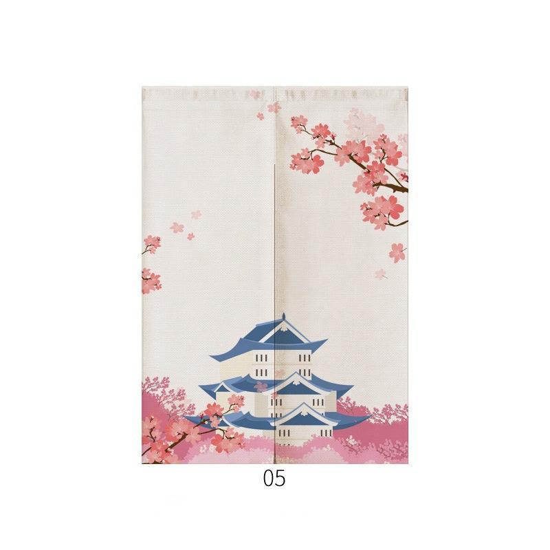 Decoración de entrada a la casa Ukiyo-e de estilo japonés