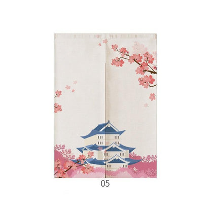 Decoración de entrada a la casa Ukiyo-e de estilo japonés