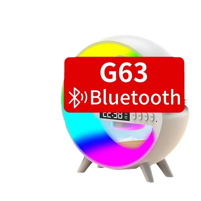 Grand haut-parleur Bluetooth G, horloge lumineuse d'ambiance colorée Portable