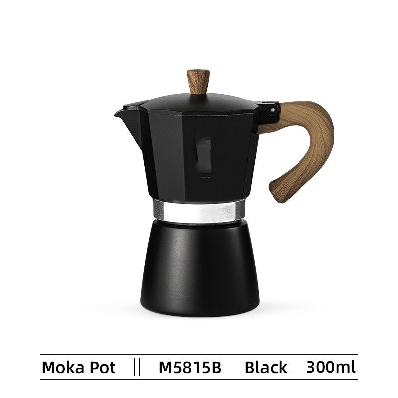 Cafetera manual para uso doméstico y exterior