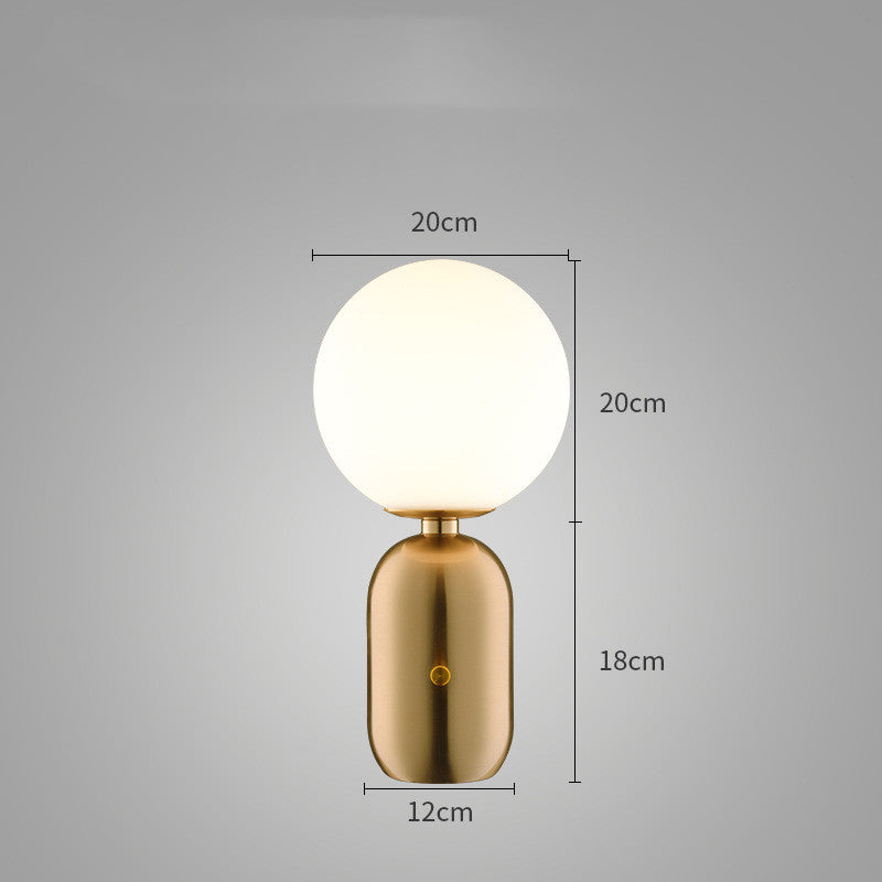 Lámpara de noche de dormitorio vertical moderna nórdica