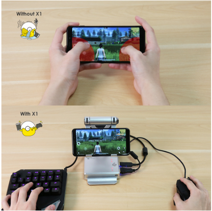 Compatible con Apple, Eat Chicken artefacto ratón teclado controlador de juego móvil