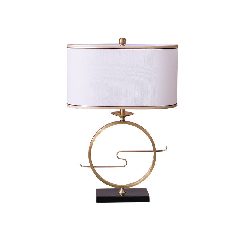 Nouveau Lampe de Table en cuivre de Style chinois chambre principale lampe