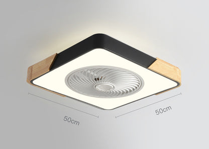 Lampe à ventilateur suspendue électrique à guide d'air rotatif