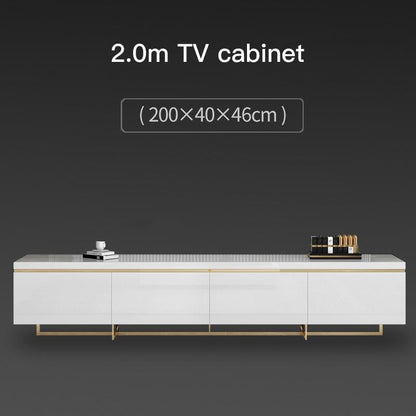 Mueble de TV con mesa de centro multifuncional minimalista moderno