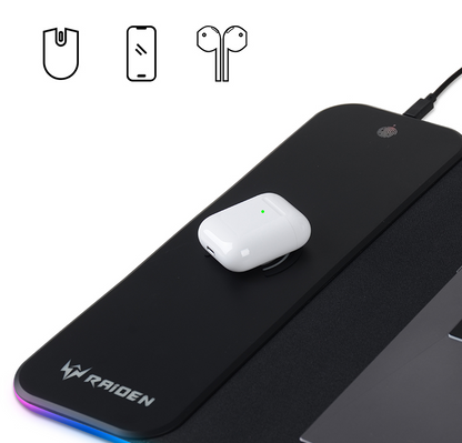 Wireless charging mouse pad