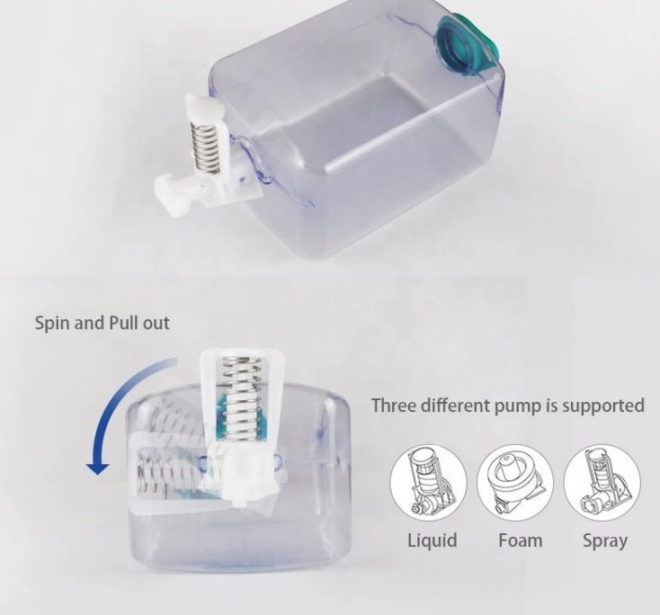 Distributeur automatique de savon mousse à induction