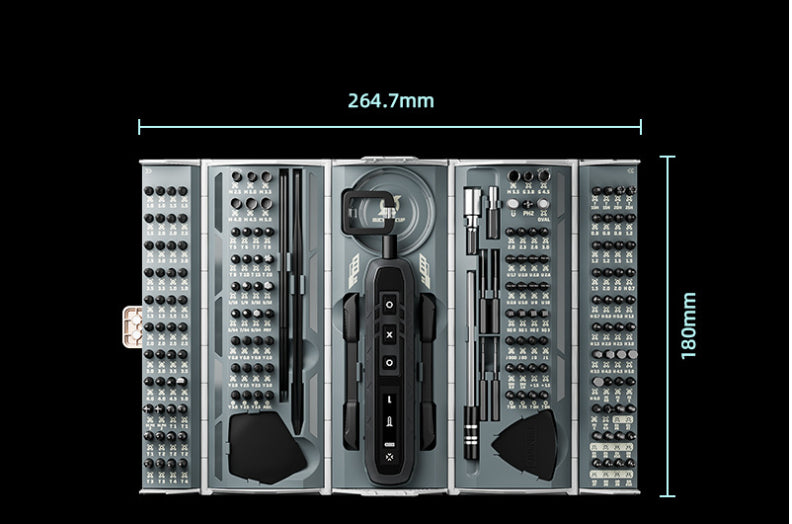 Juego de destornilladores eléctricos domésticos de tres velocidades