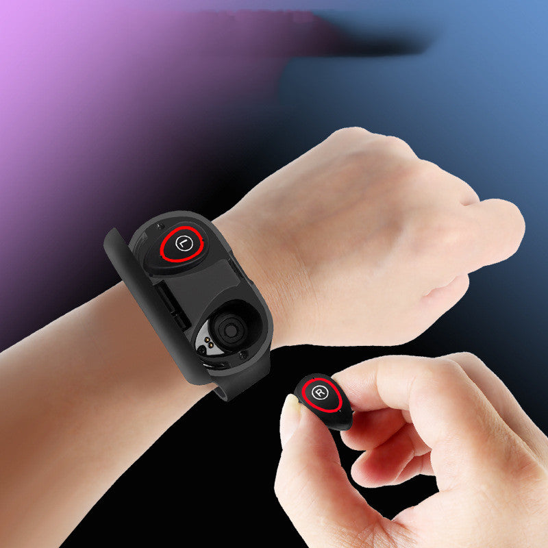 Smart bracelet earphone combo