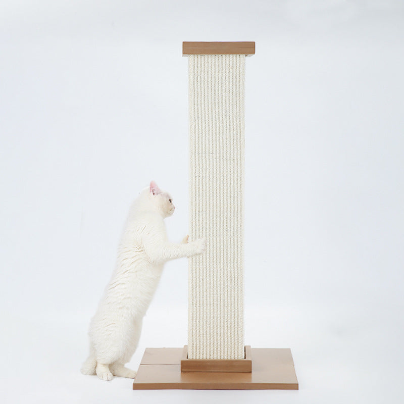 Jouets de planche à gratter pour chat en forme de colonne romaine en sisal