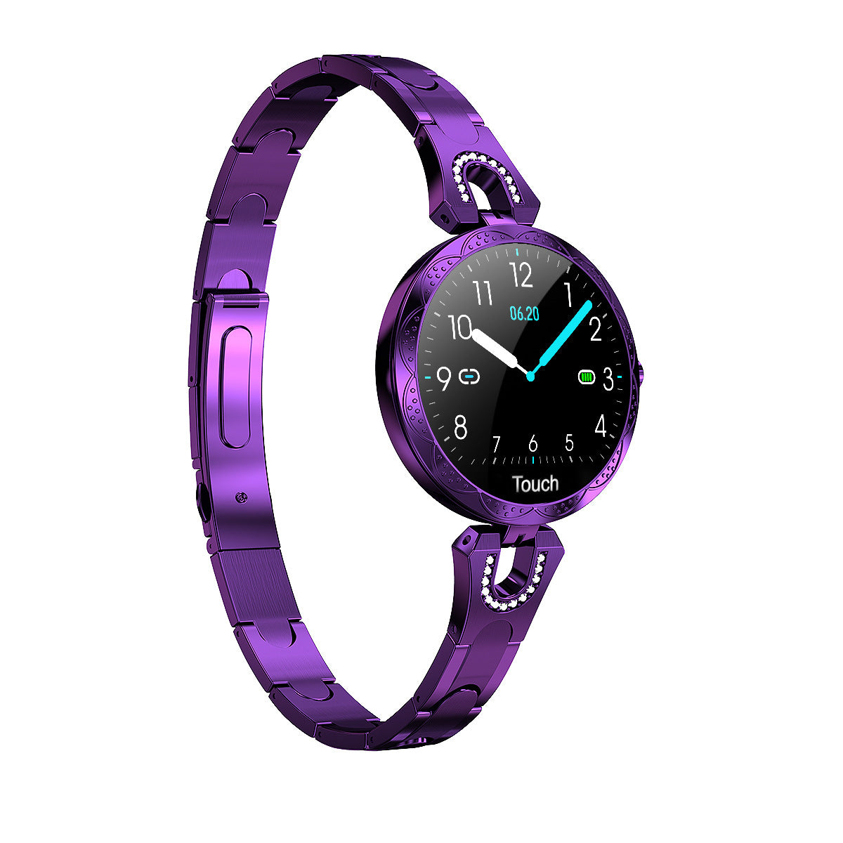 Reloj inteligente a la moda para mujer, dispositivo portátil resistente al agua, Monitor de ritmo cardíaco, reloj inteligente deportivo para mujer y mujer