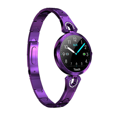 Reloj inteligente a la moda para mujer, dispositivo portátil resistente al agua, Monitor de ritmo cardíaco, reloj inteligente deportivo para mujer y mujer