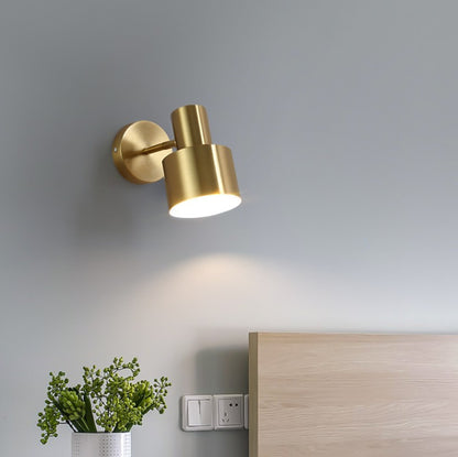 Iron plating small wall lamp