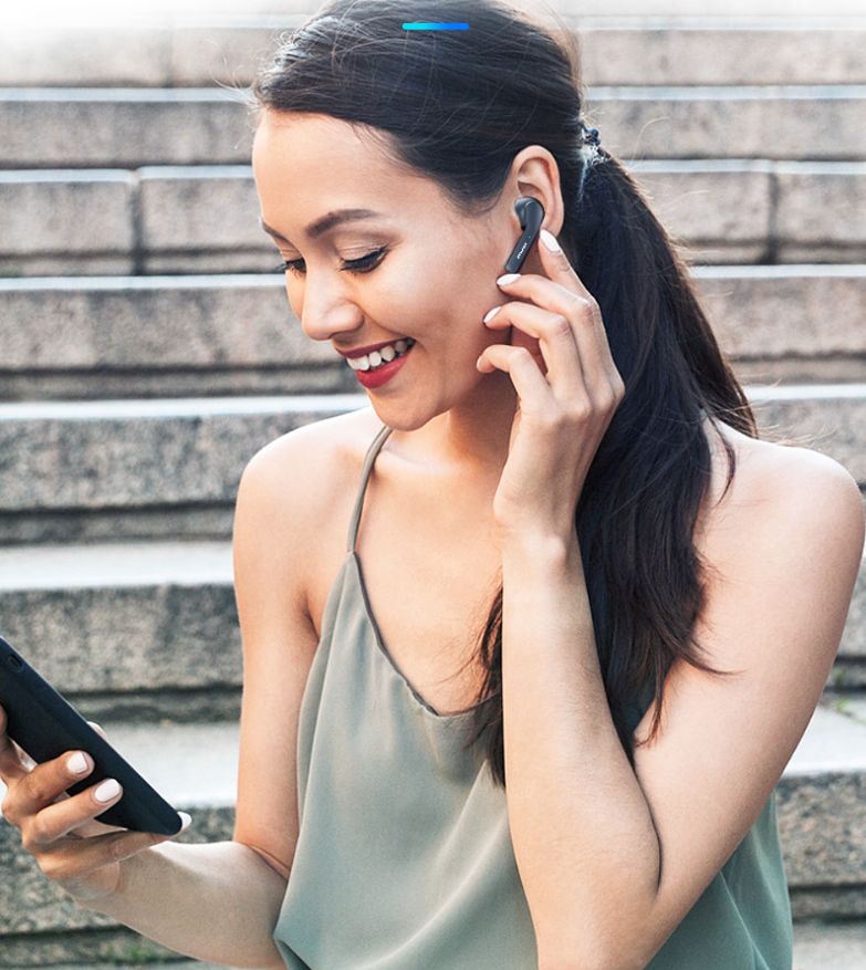 Waterproof touch earplugs