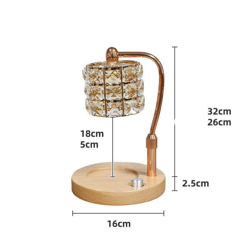 Lámpara de mesa para derretir cera para dormir, ayuda para iluminación de cabecera