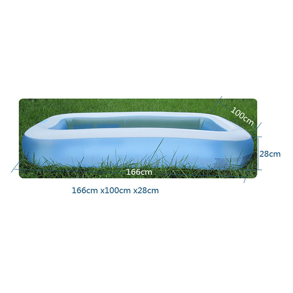 Inflatable children paddling pool