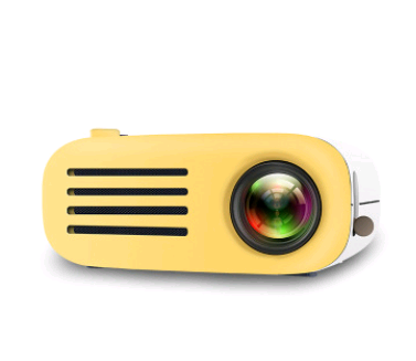 Mini projecteur de poche LED pour la maison, USB, HDMI, vidéo Portable, batterie en option 