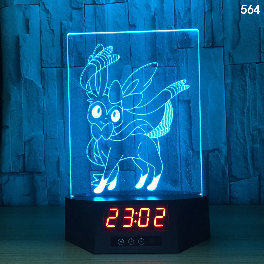 Explosion electronic products glowing dolphin 3d night light creative gift led wireless charging table lamp