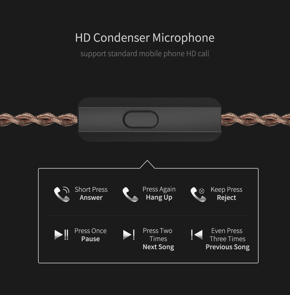 KZ ZSX Terminator 12-unit ring iron headset