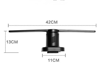 Proyector holográfico 3D, reproductor de holograma, ventilador de exhibición, proyector de holograma único