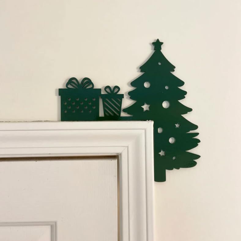 Christmas Holiday House Door Top Home