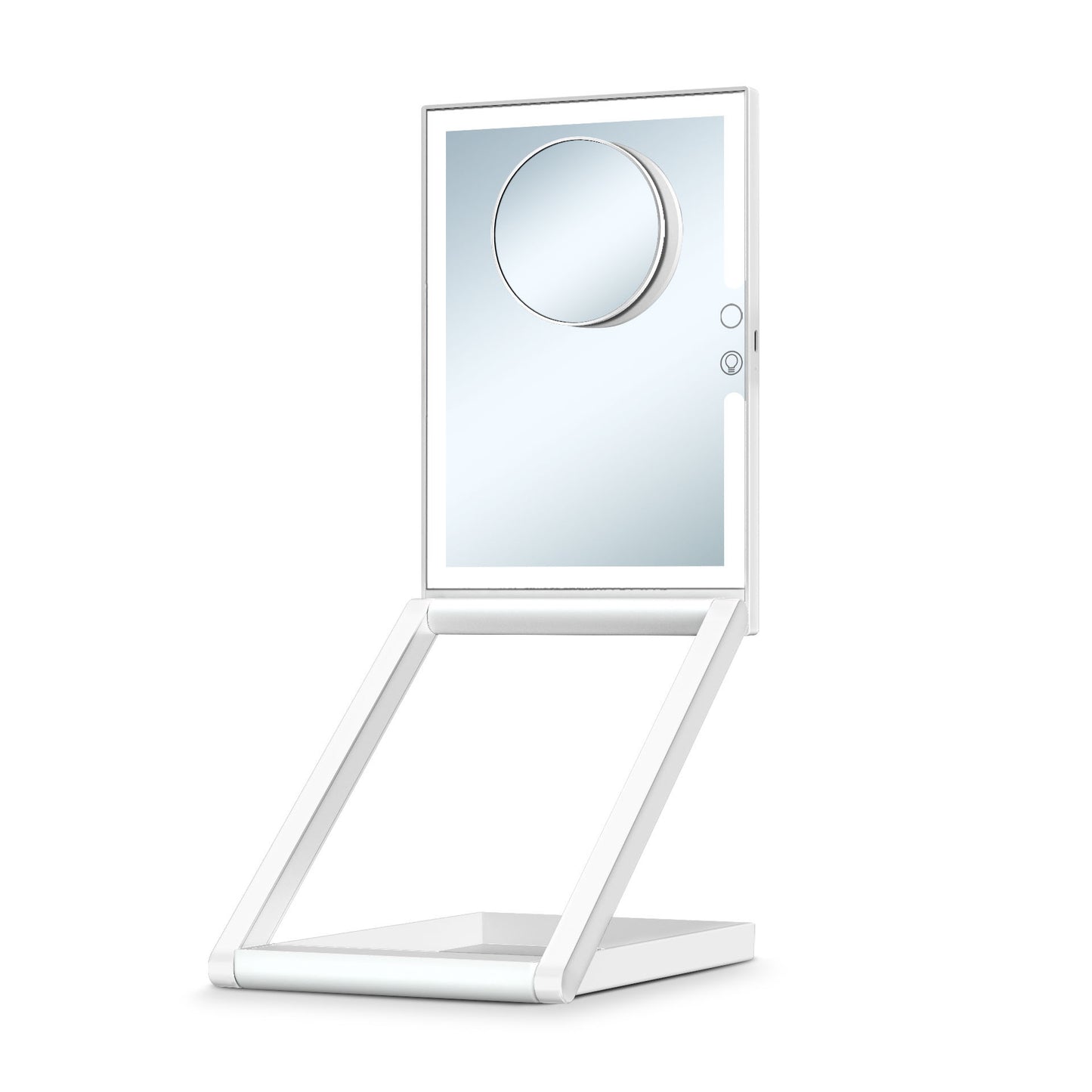 Adjustable Desktop Folding Led Make-up Mirror With Light